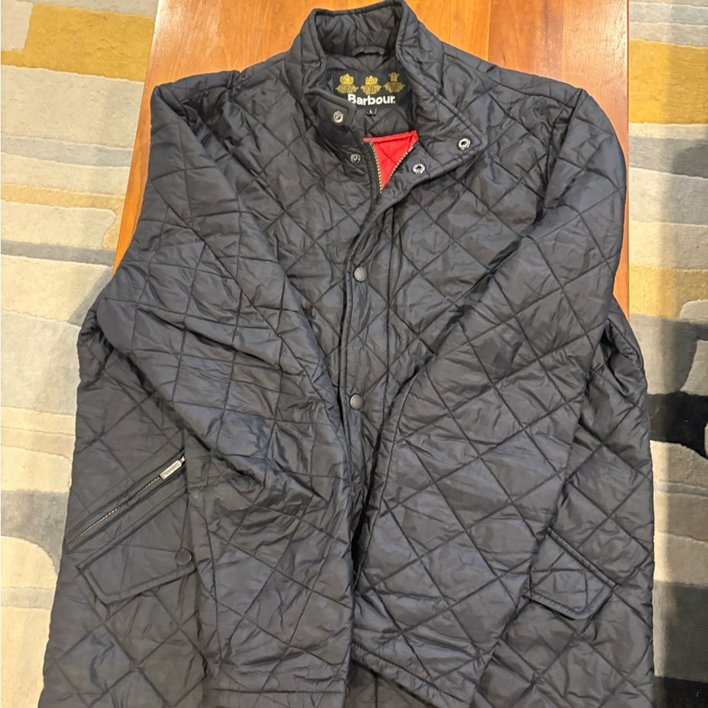 Barbour Black Quilted Jacket - Picture 2 of 5